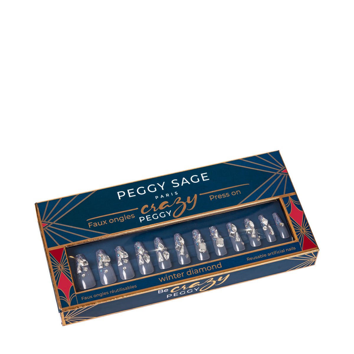 Faux Ongles Crazy Winter Diamond