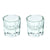 Godet en Verre x2