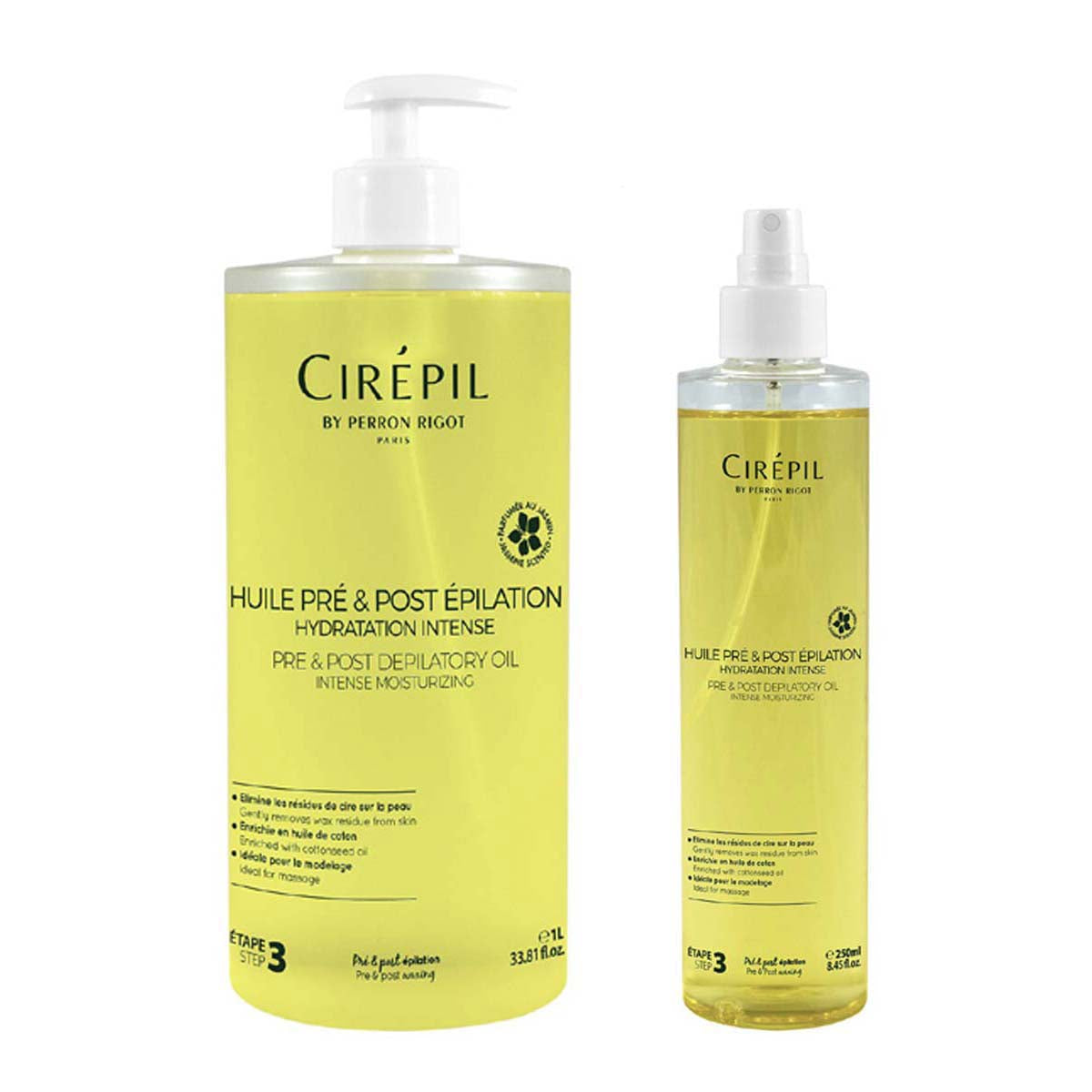 Huile pré et post épilation au jasmin Cirépil