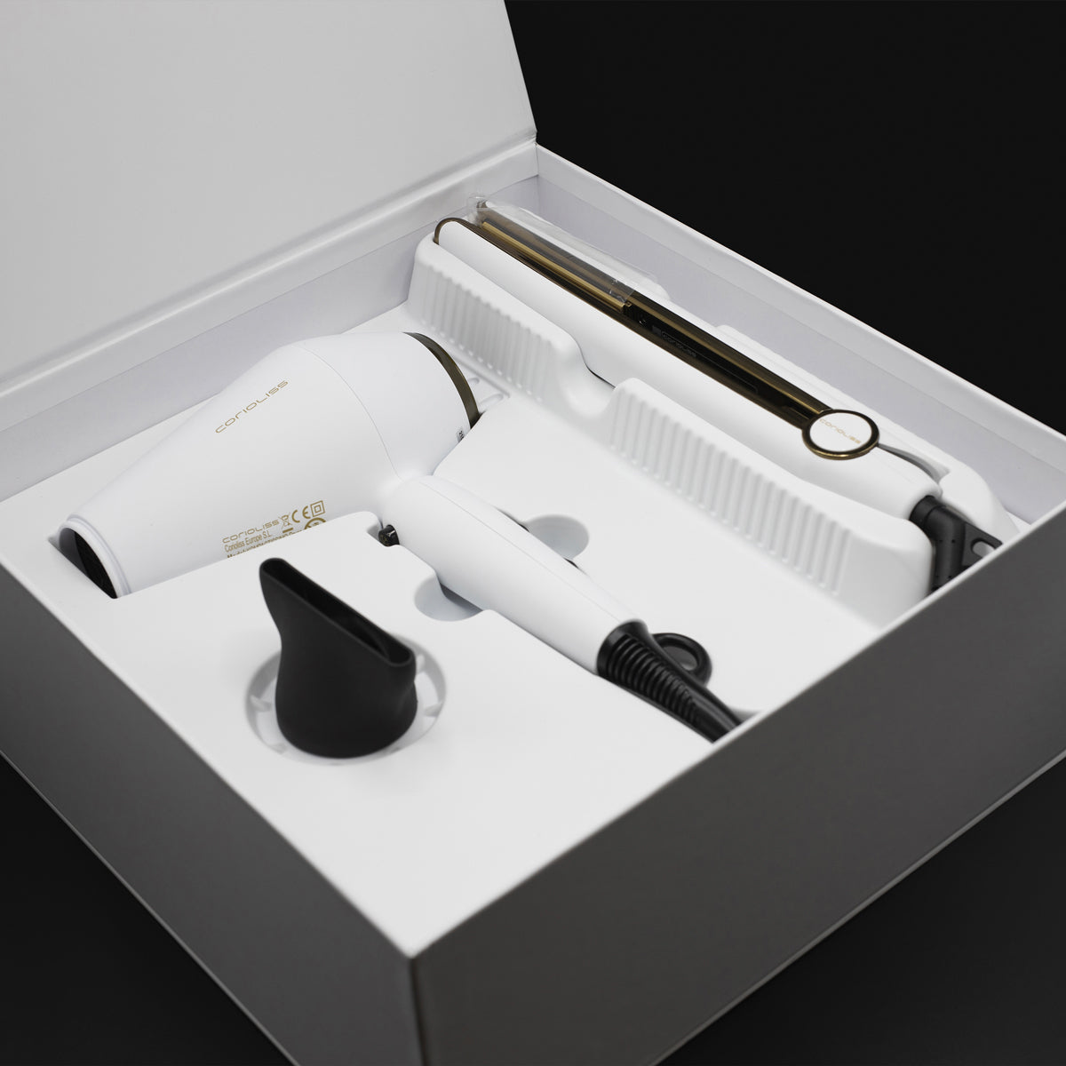 Kit Lisseur C1 Digital & Séchoir Blanc 2000W