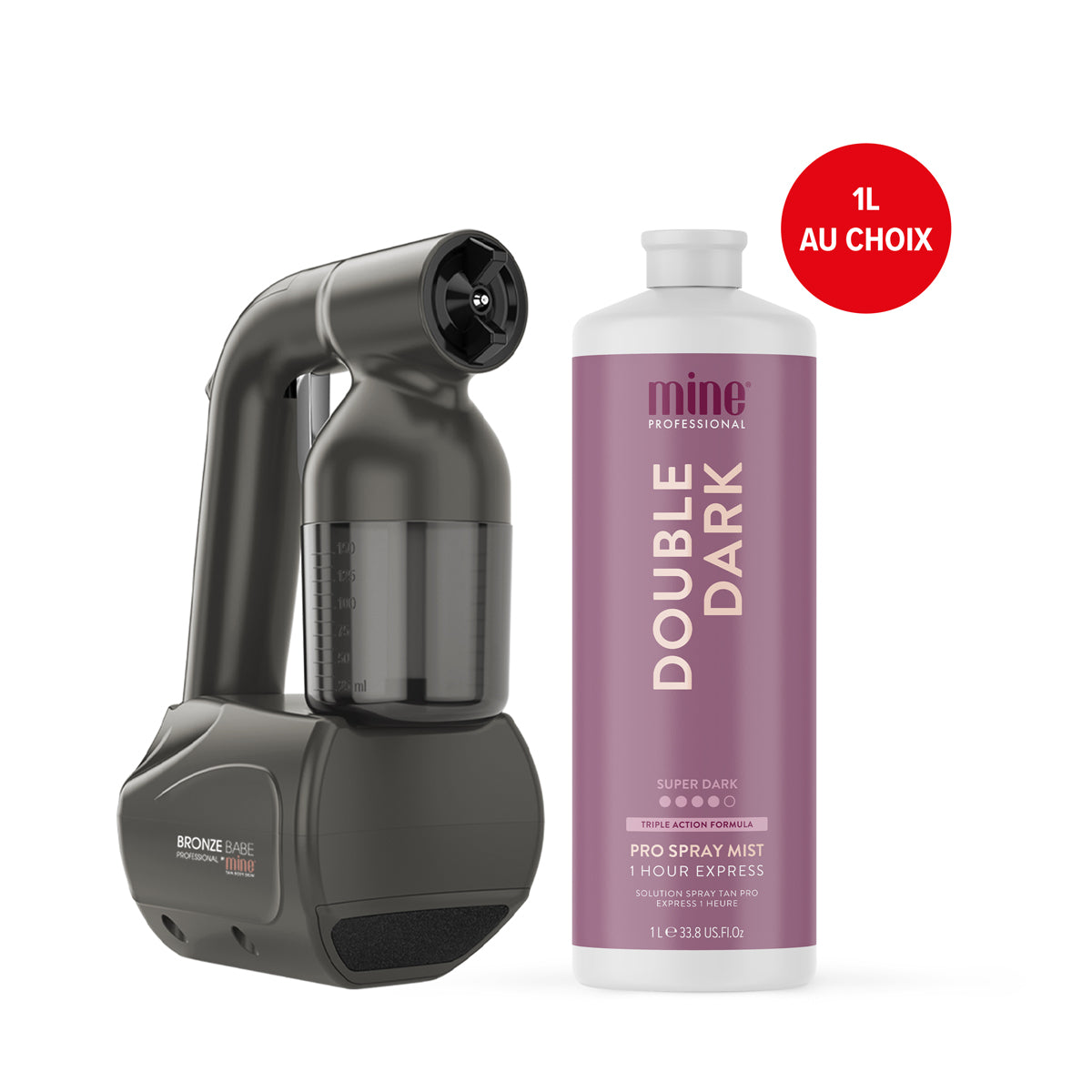Kit Professionnel BRONZE BABE + 1L solution bronzante au choix