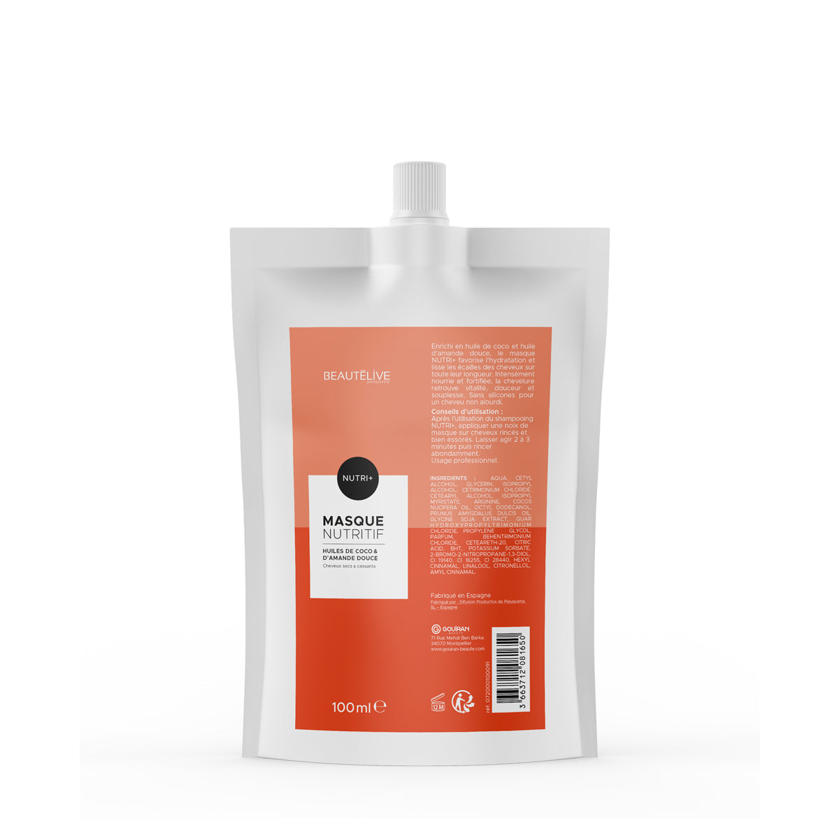 Masque haute nutrition Nutri+
