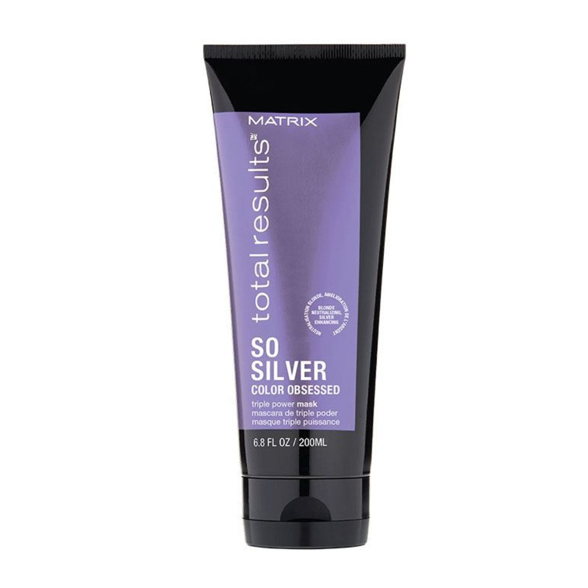 Masque triple puissance pour cheveux blonds et gris