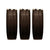 Extensions à clips cheveux naturels Easy 20, 3 bandes