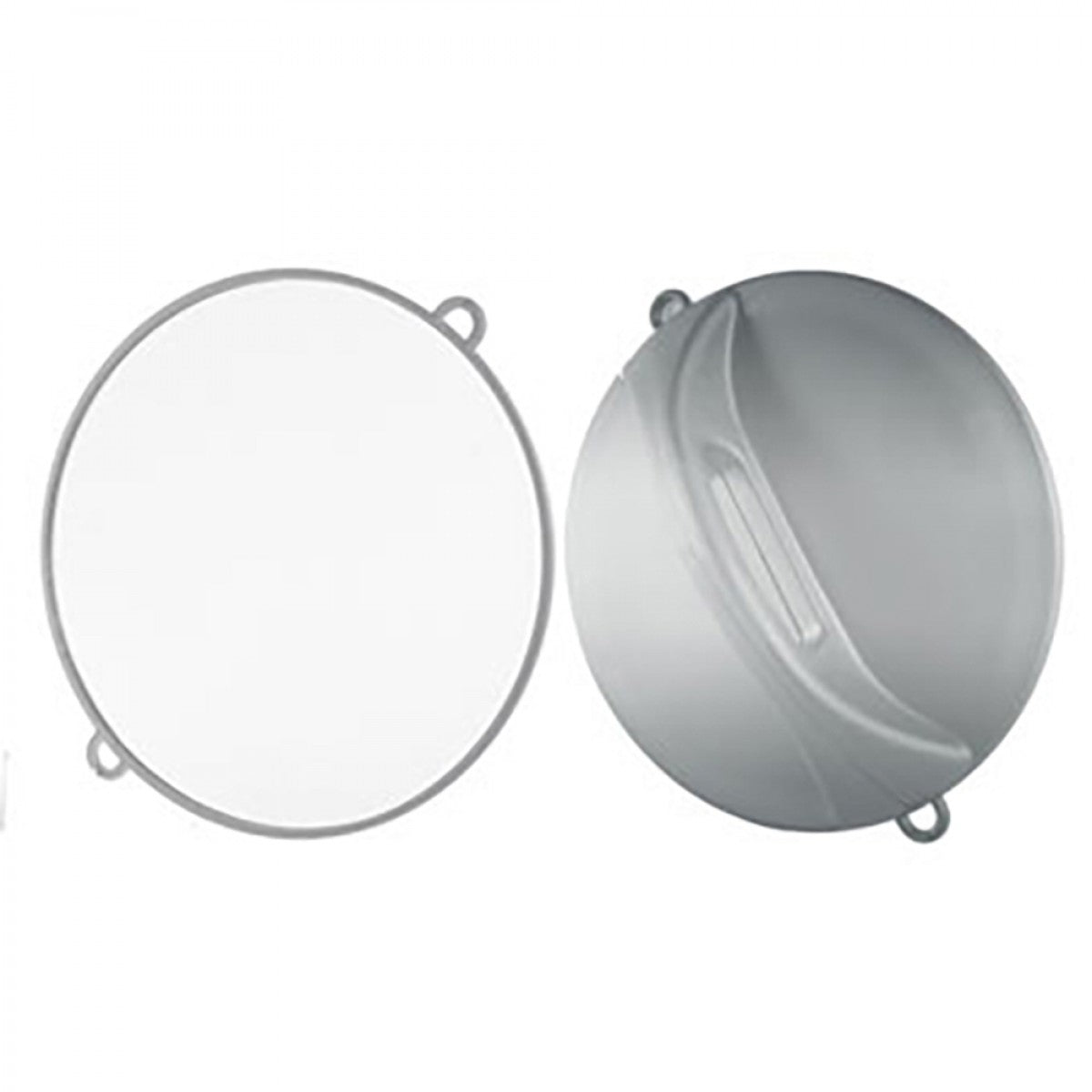 Miroir coiffure rond extra plat