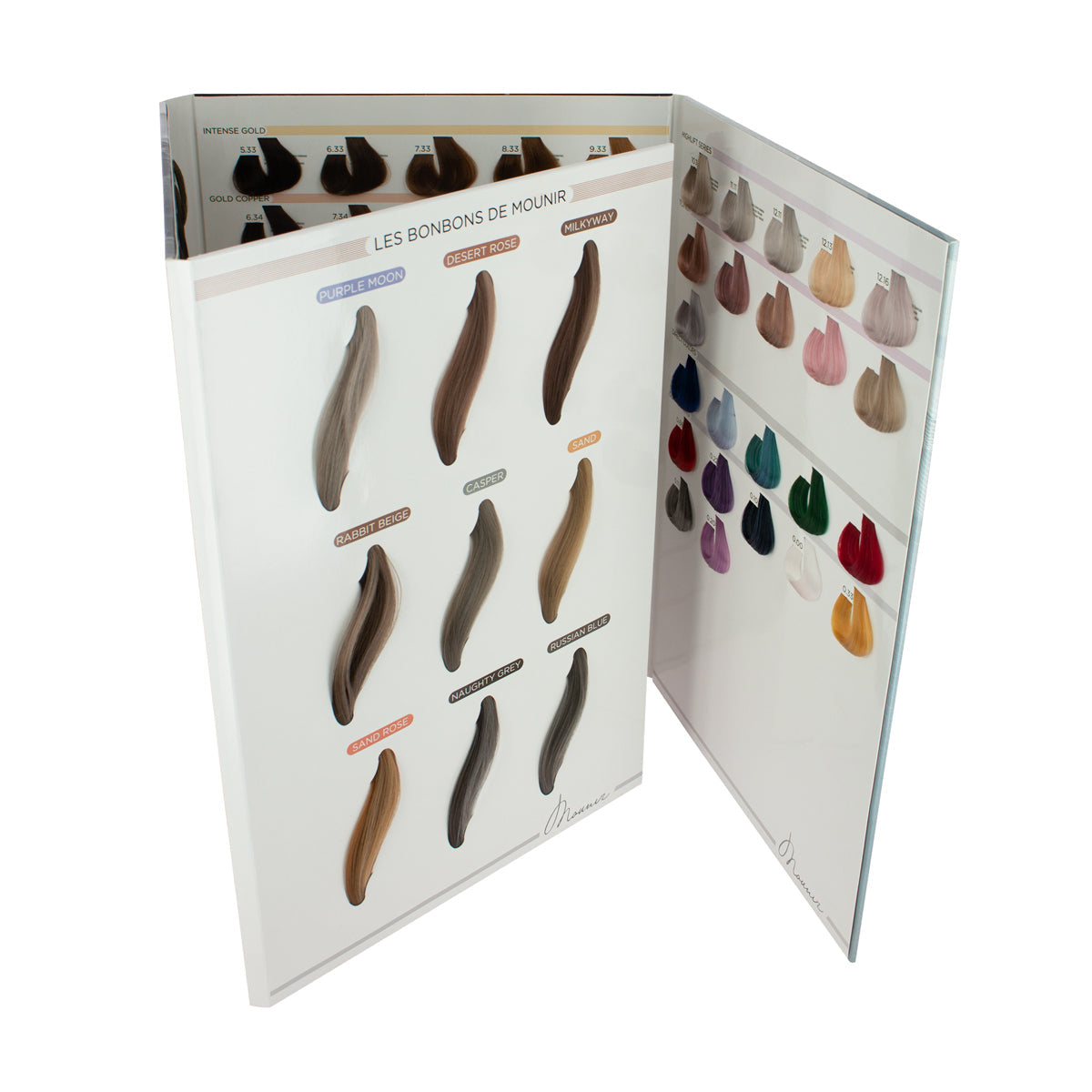 Nuancier de colorations permanentes