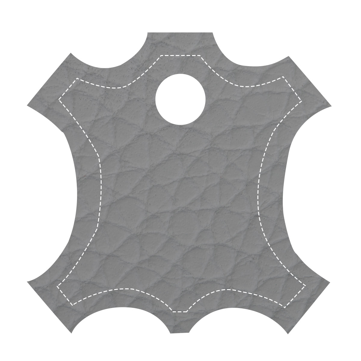 Caisse MADAME Matelassée avec Boutons Structure Blanc Gloss