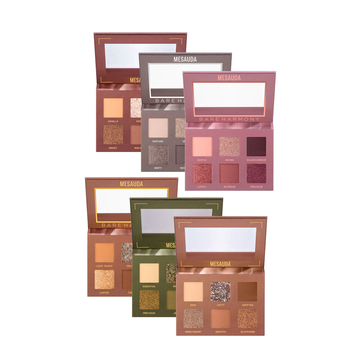 Palette Ombres à Paupières BARE HARMONY