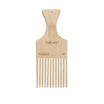 Peigne Afro en bois antistatique