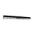 Peigne de Coupe Biais Carbone Noir 18,2cm