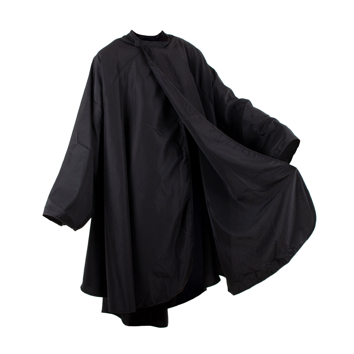 Peignoir Polyester Noir avec manches Brighton