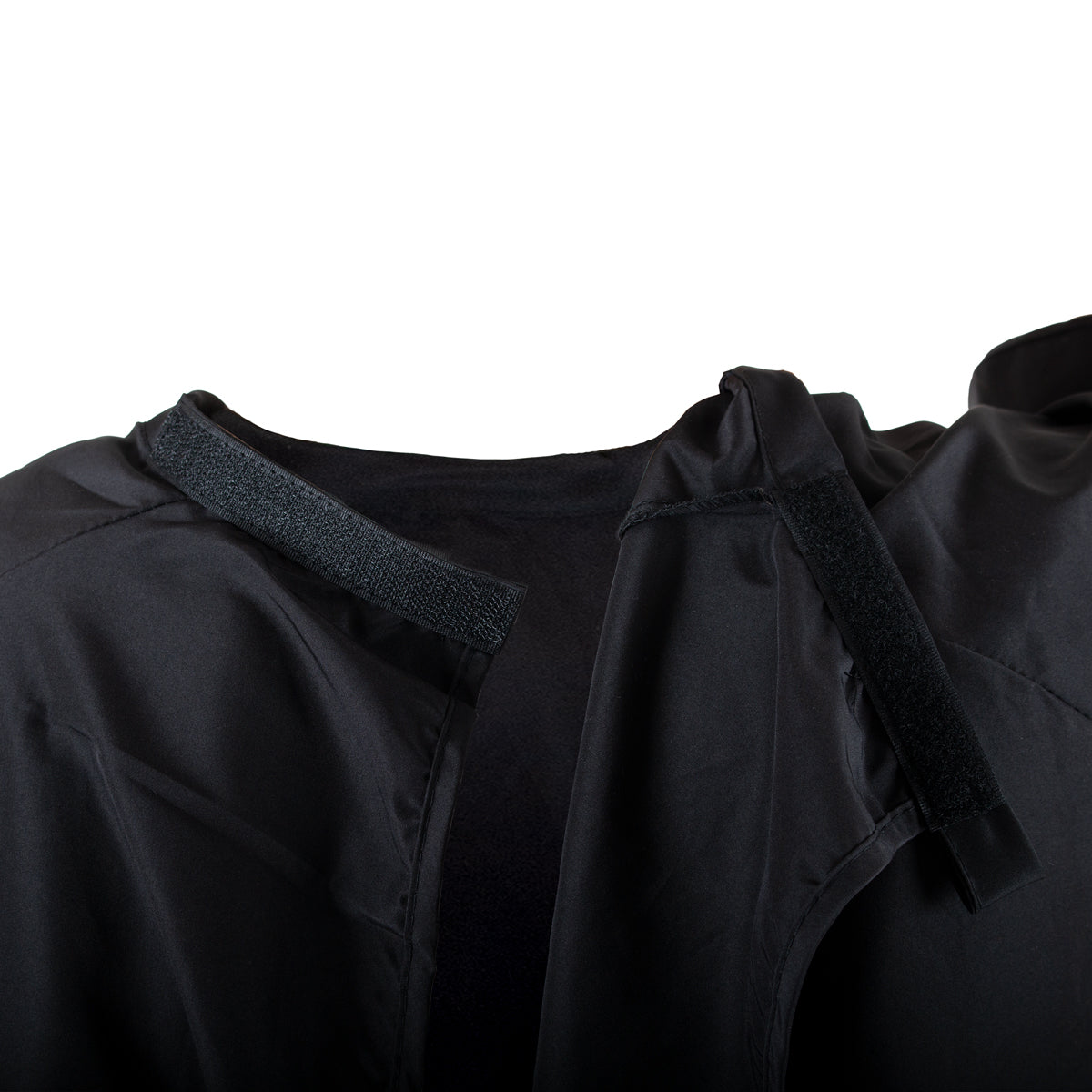 Peignoir Polyester Noir avec manches Brighton