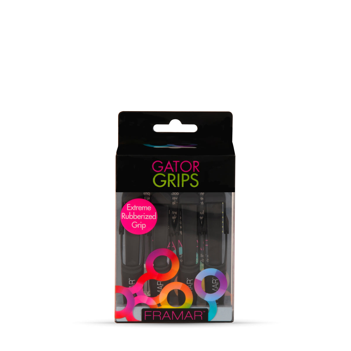 Pince Sépare-mèches Crocodile Noire x4