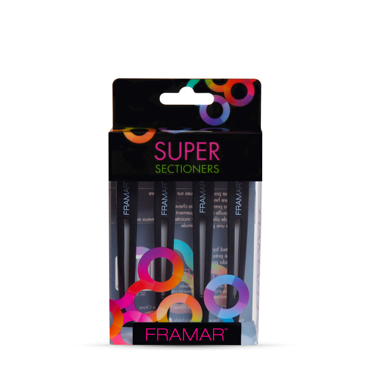 Pince Sépare-Mèches Noire x4