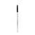 Pinceau Paupières Pompon Nylon Noir & Blanc