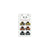 Pinces Carrées Brillantes x6