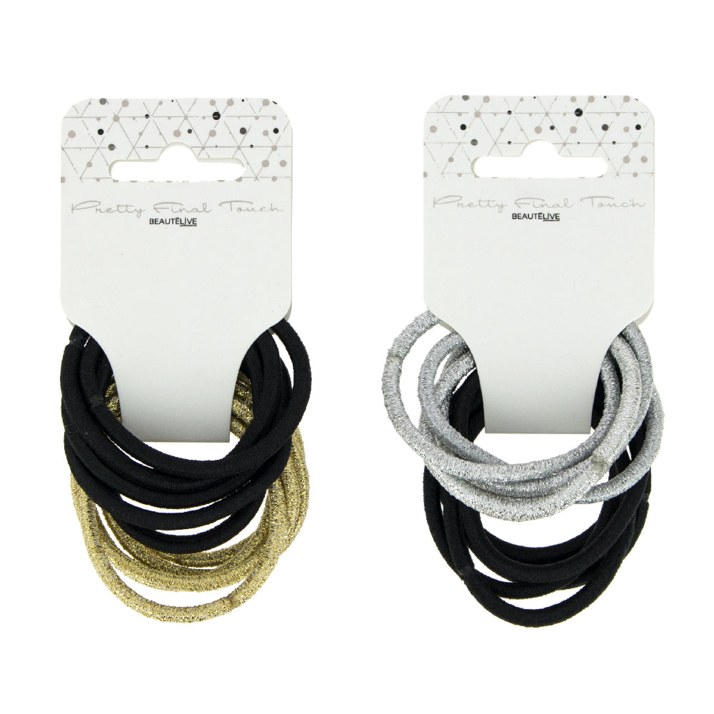 Élastique simple & pailleté x10