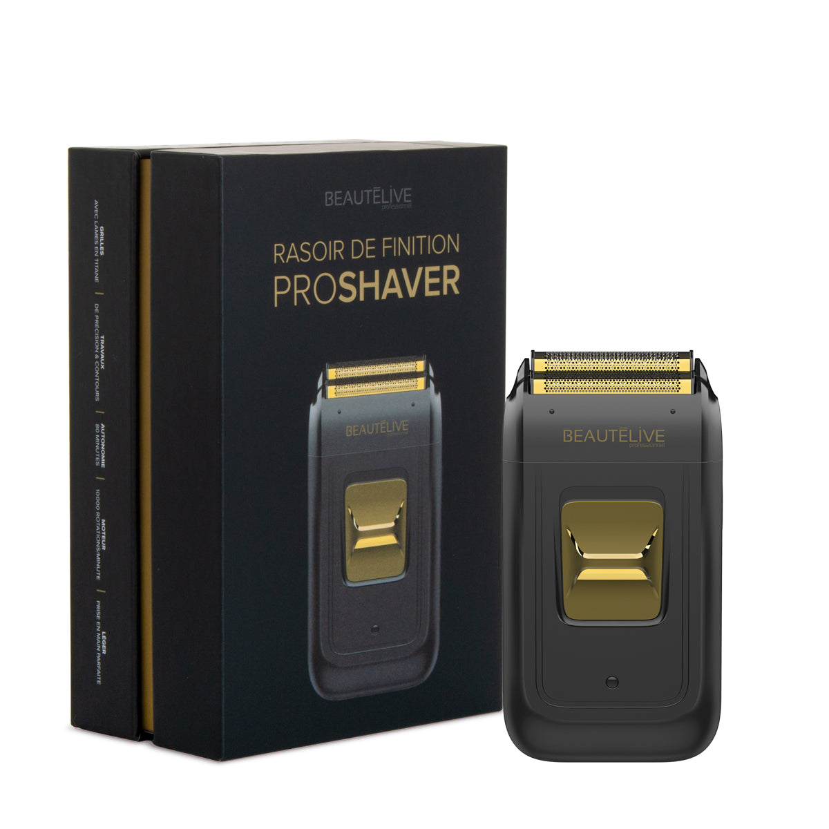Rasoir de finition Noir et Or ProShaver Sans fil