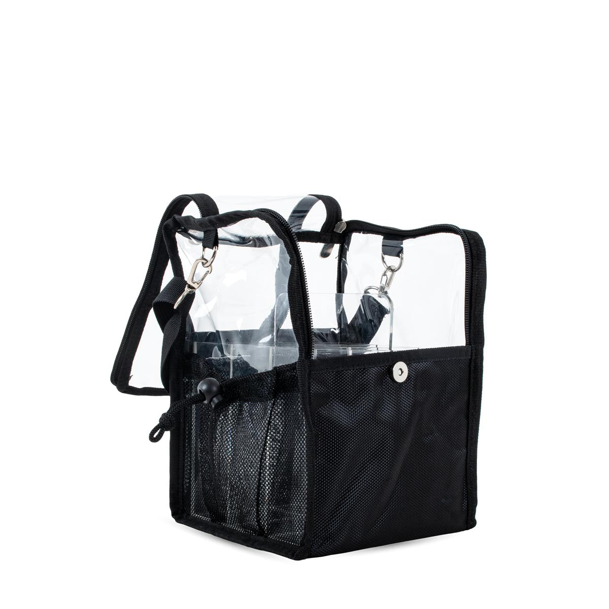 Sac Transparent et Noir avec Compartiments BRUXELLES
