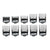 Set de 10 Contre-Peignes Premium noirs 1,5 à 25mm ref 03421-100