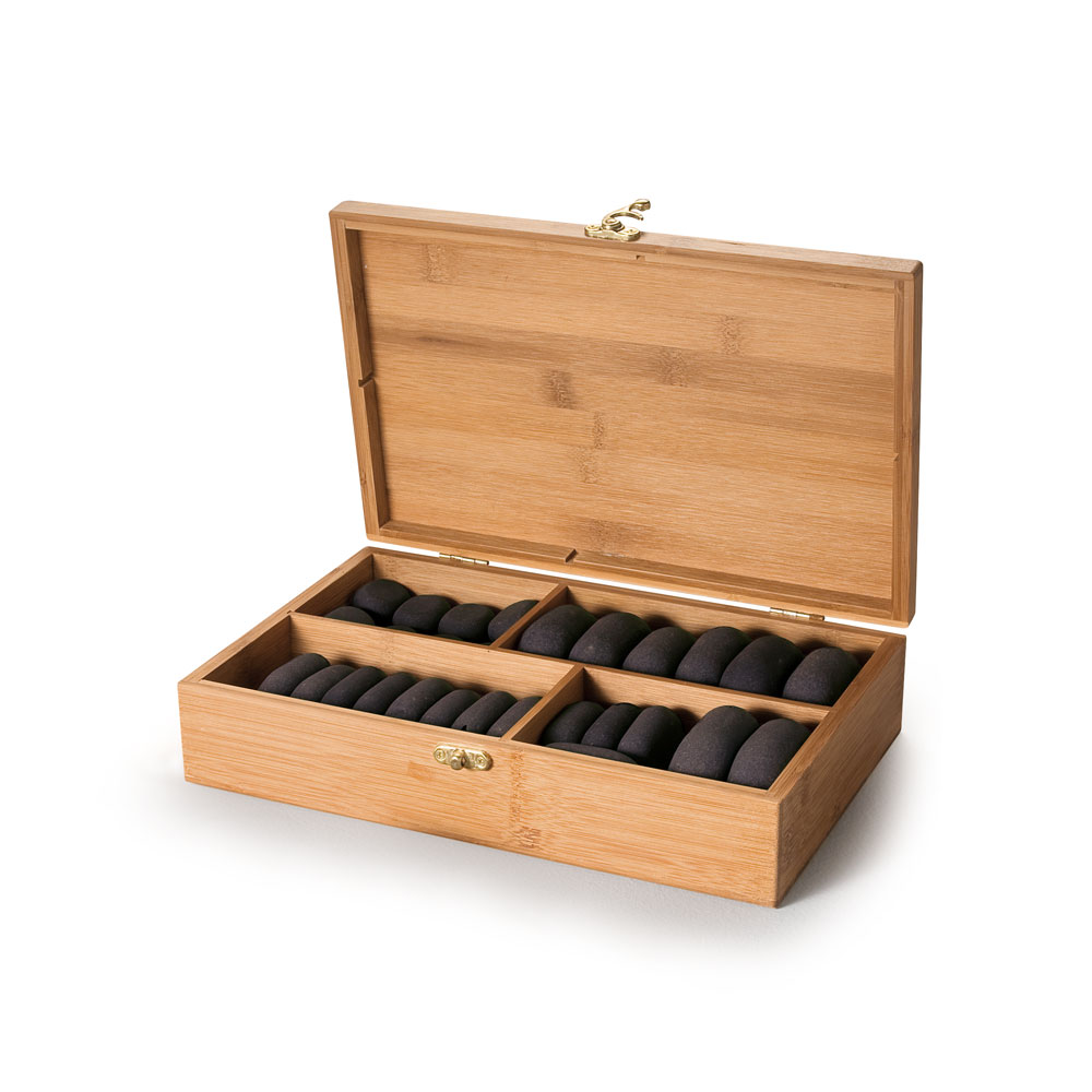 Set de 36 pierres chaudes