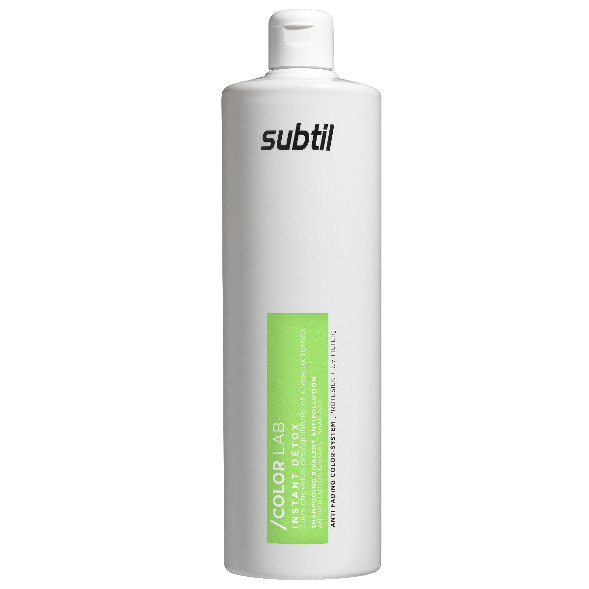 Shampoing bivalent antipollution