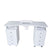Table Manucure DISTAL 2 caissons Bois Blanc