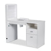 Table manucure Marion avec aspirateur et présentoir LED