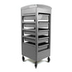 Table de service coiffure avec roues anti cheveux Marion 2