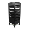 Table de service coiffure avec roues anti cheveux Marion 2