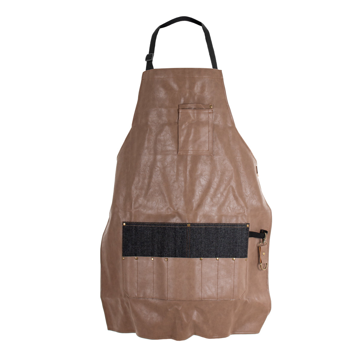 Tablier barbier beige avec poche