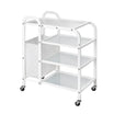 Trolley blanc avec poubelle