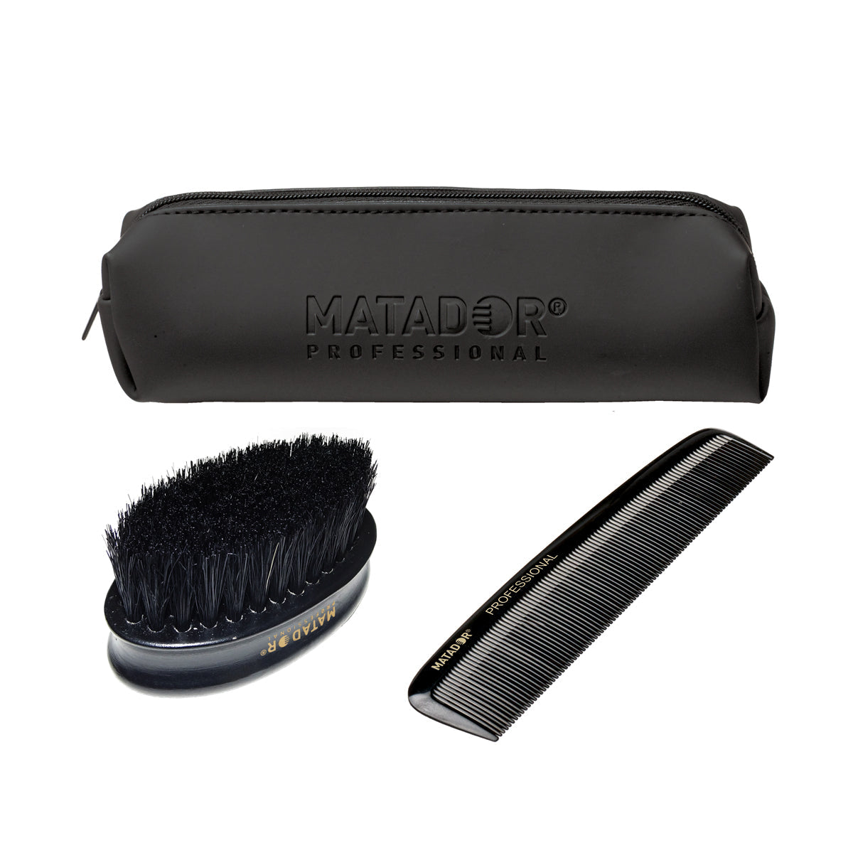 Trousse barbe brosse et peigne