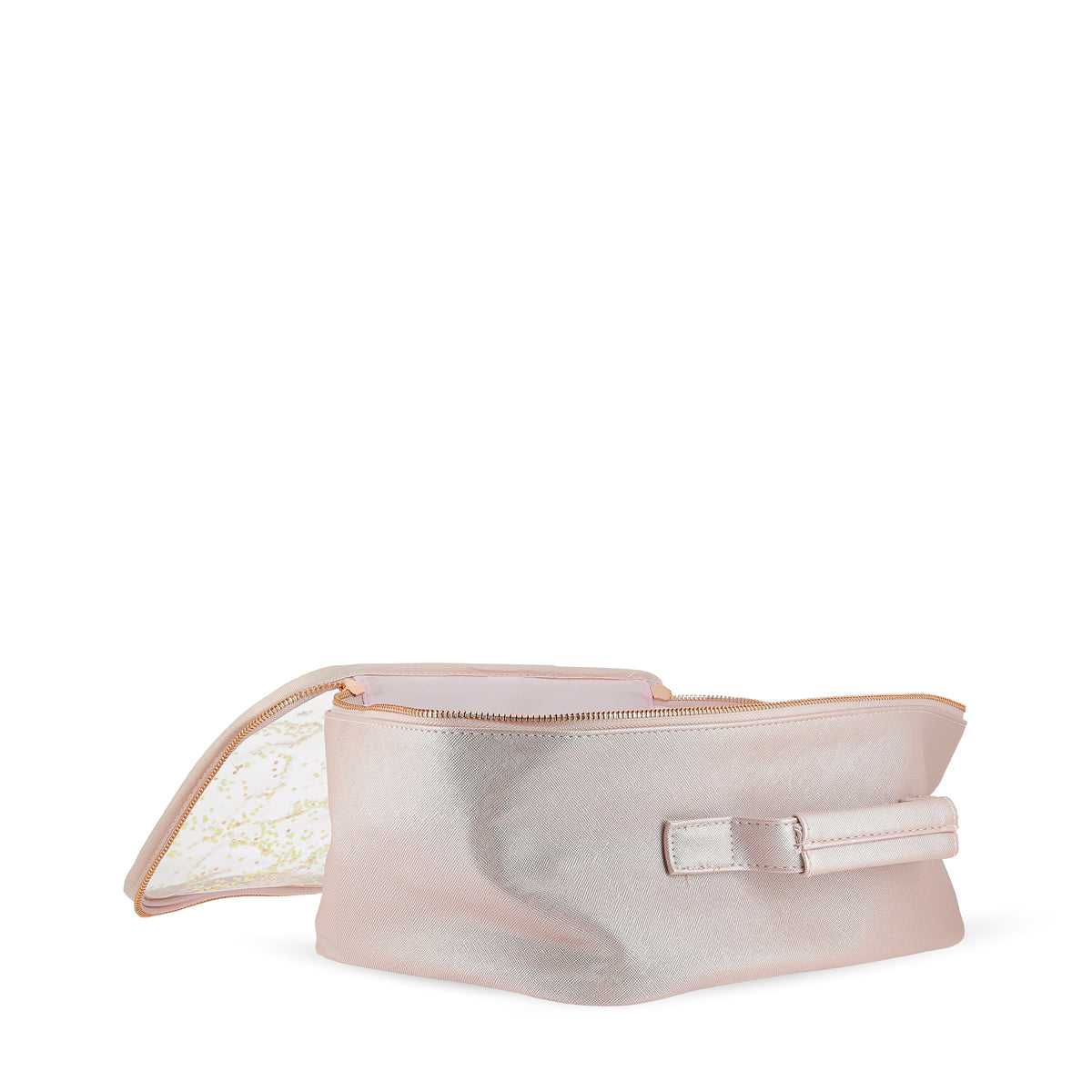 Trousse PVC Paillettes Rose Beautélive
