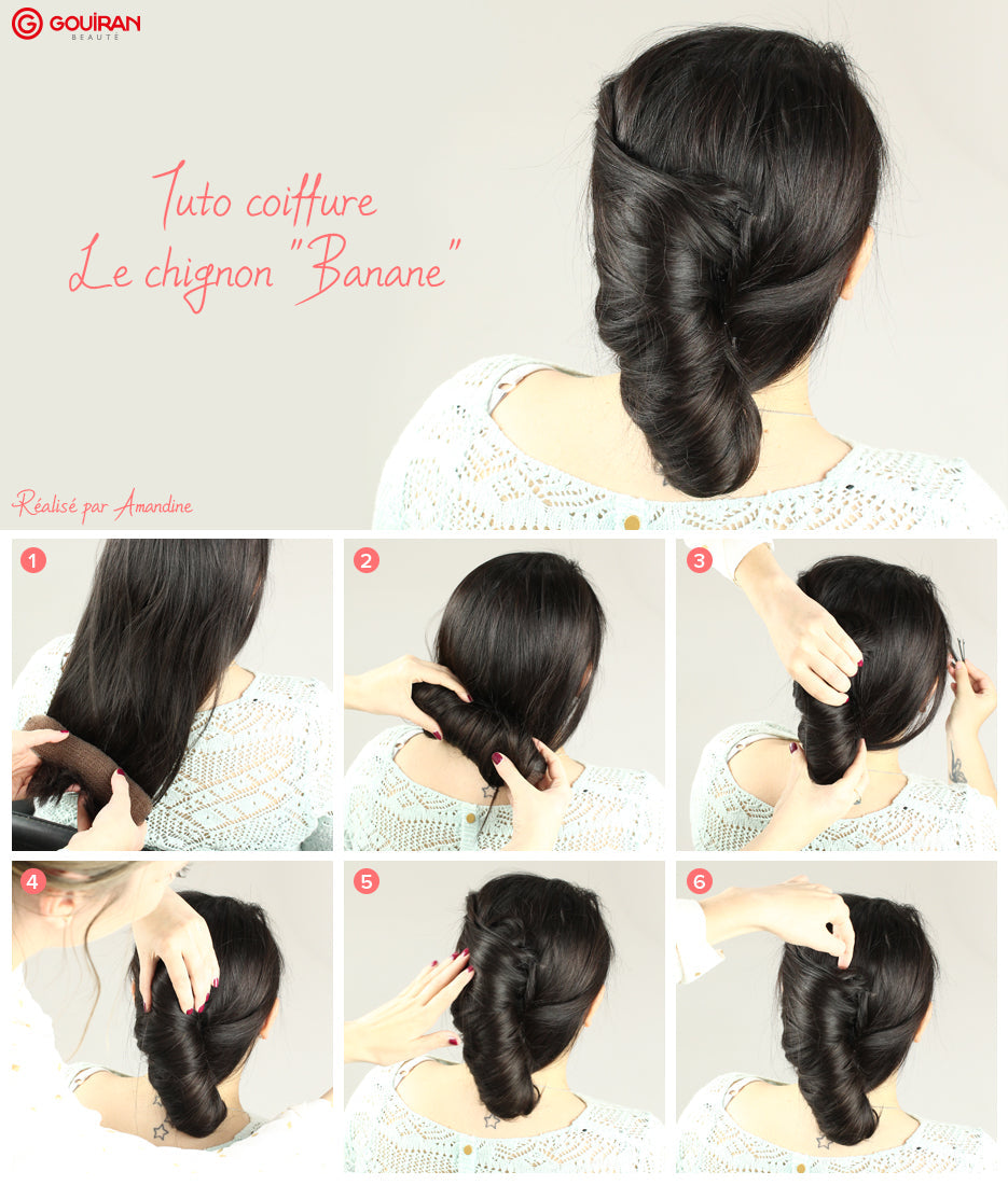 Boudin chignon avec pressions 23cm