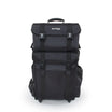 Valise professionnelle noire double compartiment 4 roues BERLIN