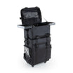 Valise professionnelle noire double compartiment 4 roues BERLIN